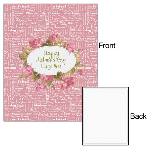 Mother's Day 16x20 - Matte Poster - Front & Back