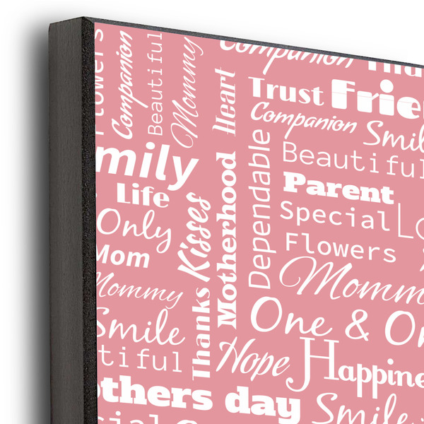 Mother's Day 20x24 Wood Print - Closeup