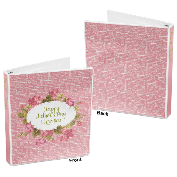 Mother's Day 3-Ring Binder Front and Back