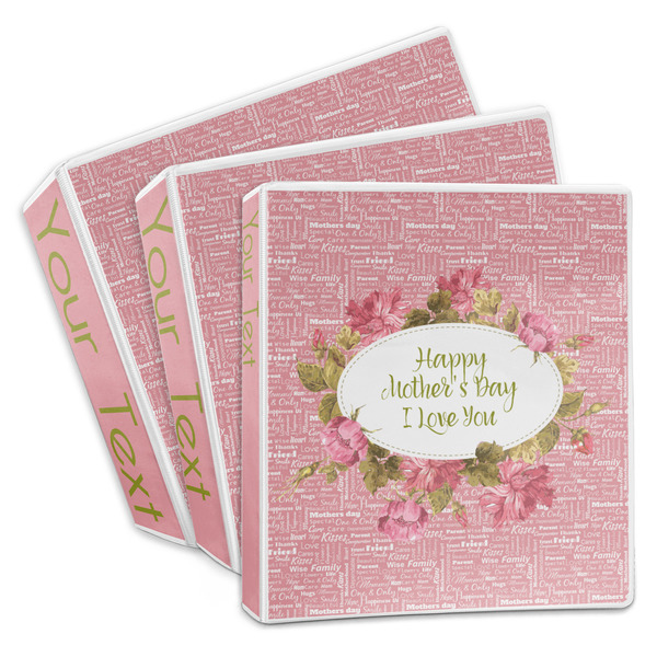 Custom Mother's Day 3-Ring Binder (Personalized)