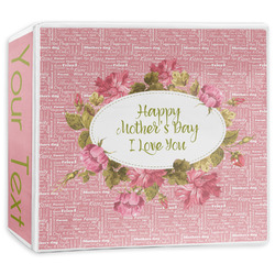 Mother's Day 3-Ring Binder - 3 inch (Personalized)