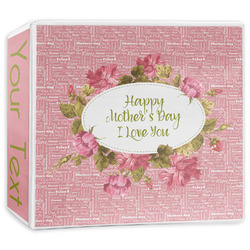 Mother's Day 3-Ring Binder - 3 inch (Personalized)