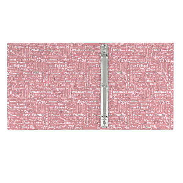 Mother's Day 3 Ring Binders - Full Wrap - 1" - OPEN INSIDE