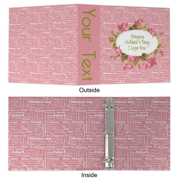 Mother's Day 3 Ring Binders - Full Wrap - 2" - APPROVAL