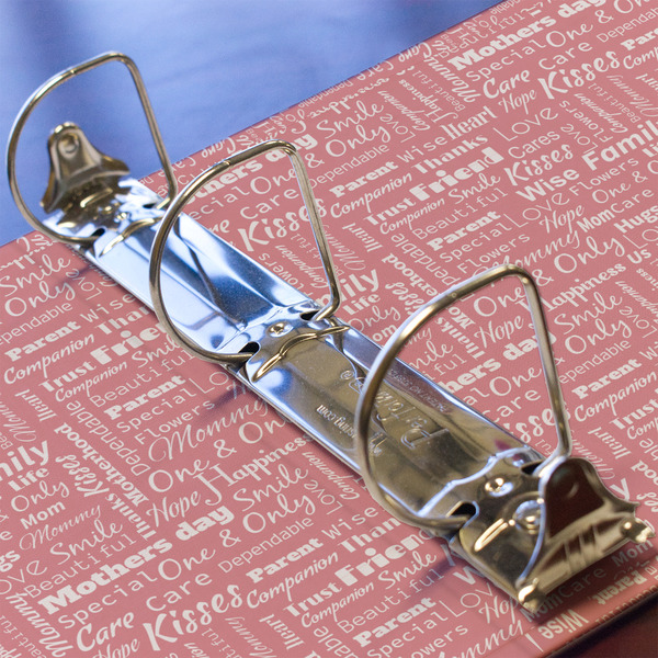 Mother's Day 3 Ring Binders - Full Wrap - 2" - DETAIL