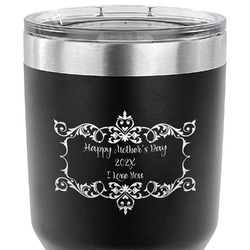 Mother's Day 30 oz Stainless Steel Tumbler - Black - Single Sided