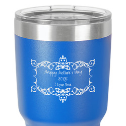 Mother's Day 30 oz Stainless Steel Tumbler - Royal Blue - Single-Sided