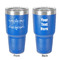 Mother's Day 30 oz Stainless Steel Tumbler - Royal Blue - Double-Sided