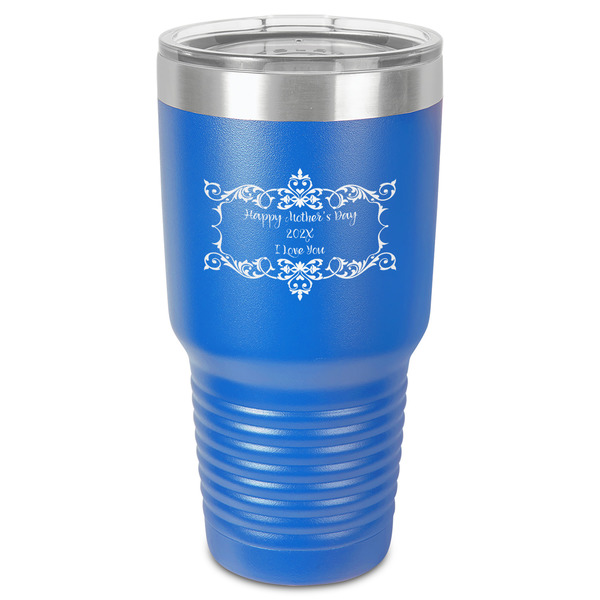 Mother's Day 30 oz Stainless Steel Ringneck Tumbler - Blue - Front