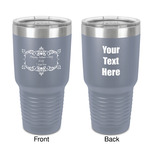 Mother's Day 30 oz Stainless Steel Tumbler - Grey - Double-Sided