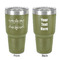 Mother's Day 30 oz Stainless Steel Ringneck Tumbler - Olive - Double Sided - Front & Back