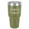 Mother's Day 30 oz Stainless Steel Ringneck Tumbler - Olive - Front