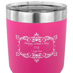 Mother's Day 30 oz Stainless Steel Tumbler - Pink - Single Sided