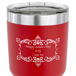 Mother's Day 30 oz Stainless Steel Tumbler - Red - Double Sided