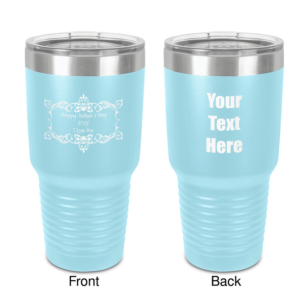Custom Mother's Day 30 oz Stainless Steel Tumbler - Teal - Double-Sided