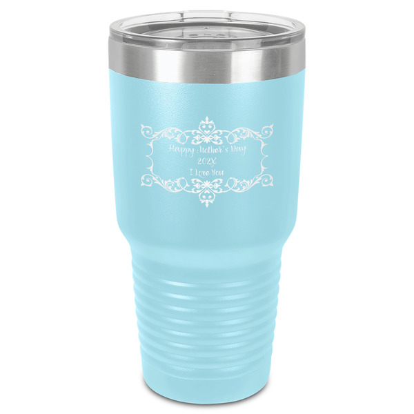 Mother's Day 30 oz Stainless Steel Ringneck Tumbler - Teal - Front