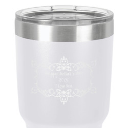 Mother's Day 30 oz Stainless Steel Tumbler - White - Single-Sided