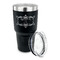 Mother's Day 30 oz Stainless Steel Ringneck Tumblers - Black - LID OFF