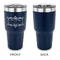 Mother's Day 30 oz Stainless Steel Ringneck Tumblers - Navy - Single Sided - APPROVAL