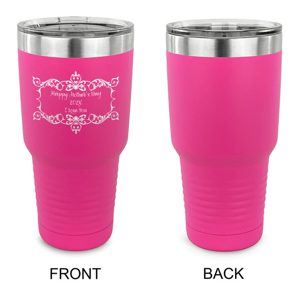 Mother's Day 30 oz Stainless Steel Ringneck Tumblers - Pink - Single Sided - APPROVAL