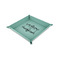 Mother's Day 6" x 6" Teal Leatherette Snap Up Tray - CHILD MAIN
