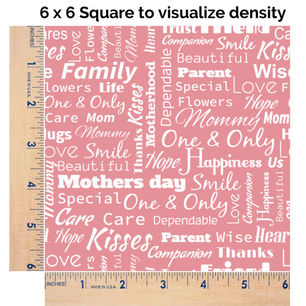 Mother's Day 6x6 Swatch of Fabric