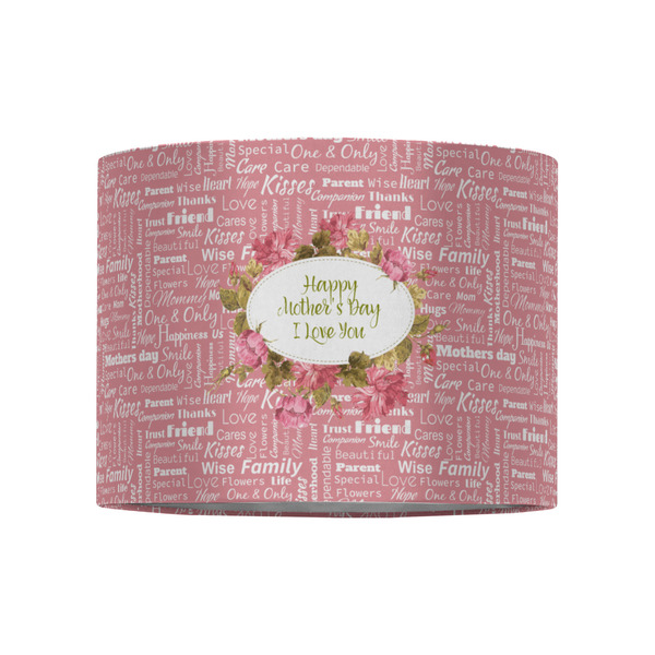 Mother's Day 8" Drum Lampshade - FRONT (Fabric)