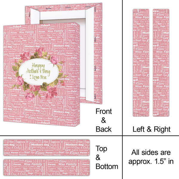 Mother's Day 8x10 - Canvas Print - Approval