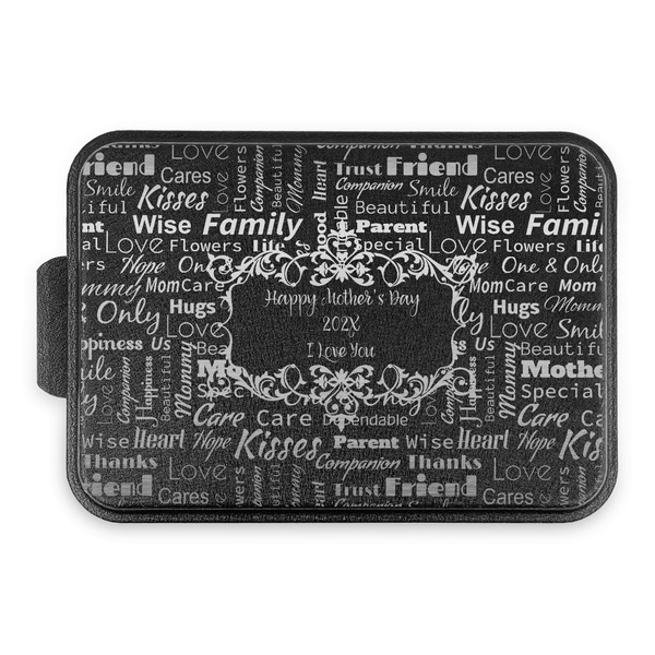 Custom Mother's Day Aluminum Baking Pan with Black Lid