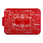 Mother's Day Aluminum Baking Pan with Red Lid