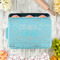 Mother's Day Aluminum Baking Pan - Teal Lid - LIFESTYLE