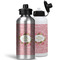 Mother's Day Aluminum Water Bottles - MAIN (white &silver)