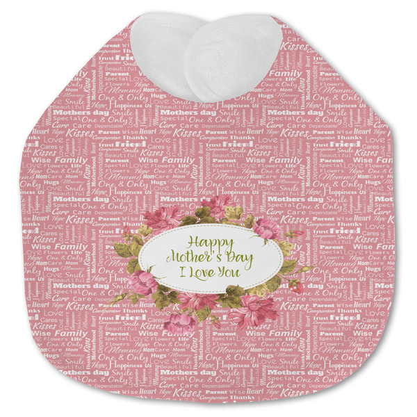 Custom Mother's Day Jersey Knit Baby Bib