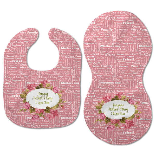 Mother's Day Baby Bib & Burp Set - Approval (new bib & burp)
