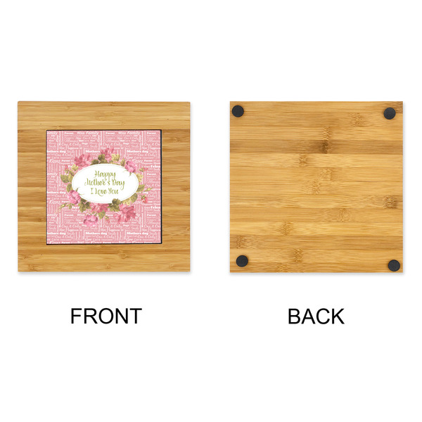 Mother's Day Bamboo Trivet with 6" Tile - APPROVAL