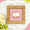Mother's Day Bamboo Trivet with 6" Tile - LIFESTYLE