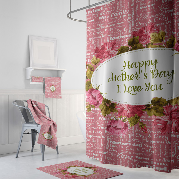 Mother's Day Bath Towel Sets - 3-piece - In Context