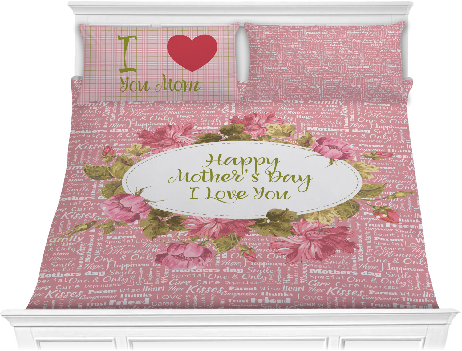 Mother's Day Comforter Set King YouCustomizeIt