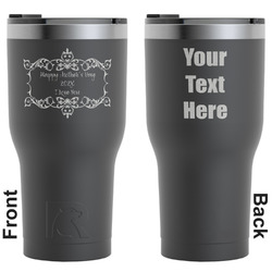 Mother's Day RTIC Tumbler - Black - Engraved Front & Back