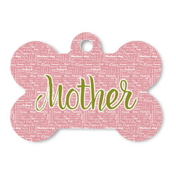 Mother's Day Bone Shaped Dog ID Tag