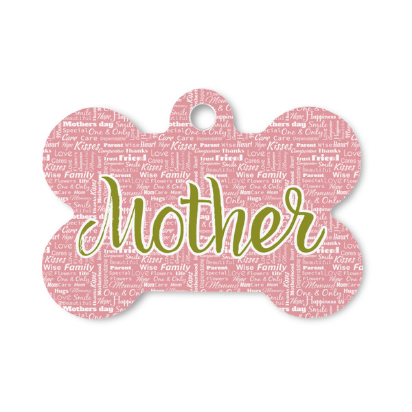 Custom Mother's Day Bone Shaped Dog ID Tag - Small