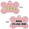 Mother's Day Bone Shaped Dog Tag - Front & Back