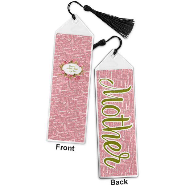 Mother's Day Bookmark with tassel - Front and Back