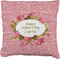 Mother's Day Faux-Linen Throw Pillow 20"