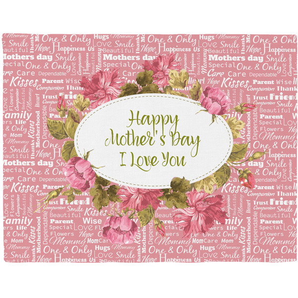Custom Mother's Day Woven Fabric Placemat - Twill