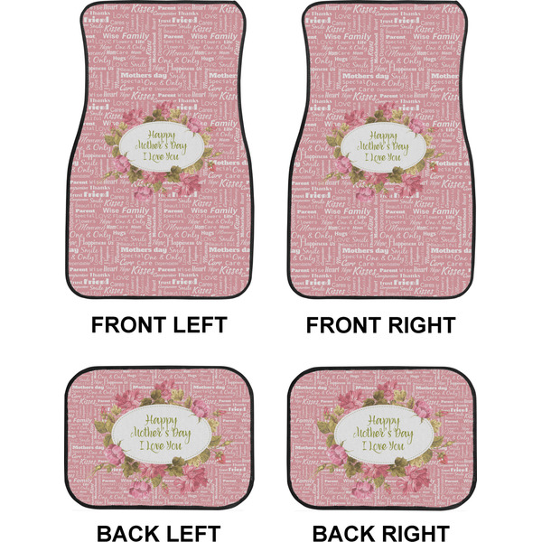 Mother's Day Car Floor Mats Set (2F + 2B)