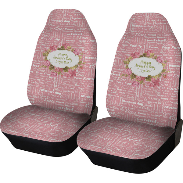 Custom Mother's Day Car Seat Covers (Set of Two)