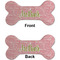 Mother's Day Ceramic Flat Ornament - Bone Front & Back (APPROVAL)