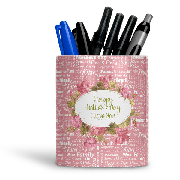 Custom Mother's Day Ceramic Pen Holder