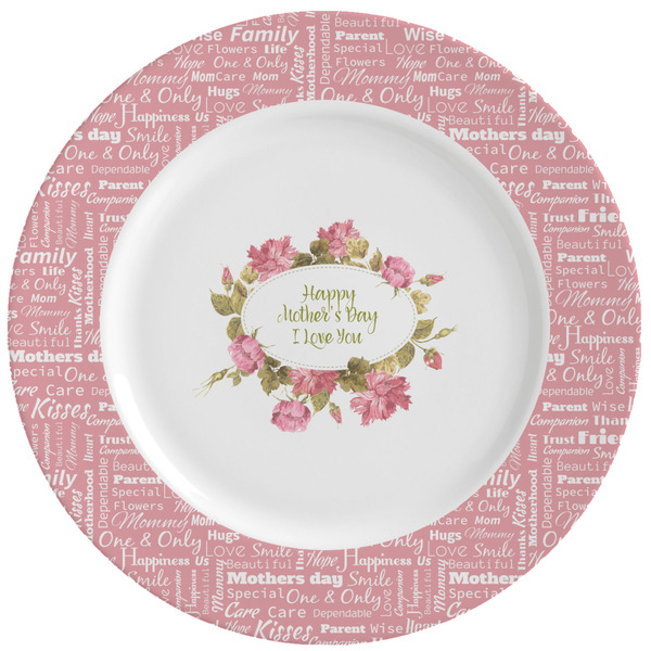 Custom Mother's Day Ceramic Dinner Plates (Set of 4)
